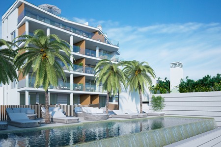 Beautiful new project apartment with sea views in Cala Mayor