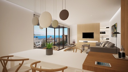 Newly built sea view apartment in San Agustin