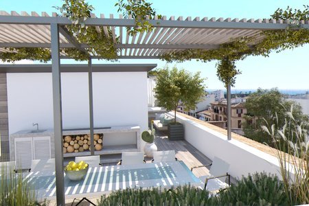 Unique New York style loft with roof terrace and parking in Santa Catalina