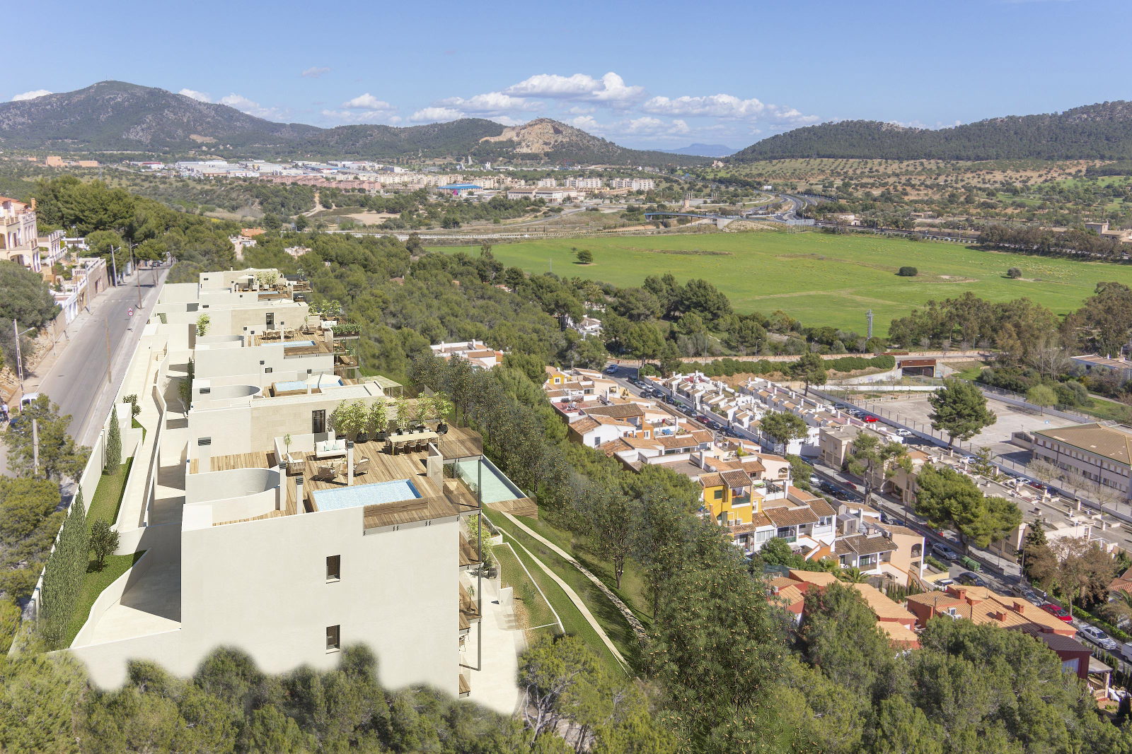 New ground floor apartment  with garden and pool in Santa Ponsa