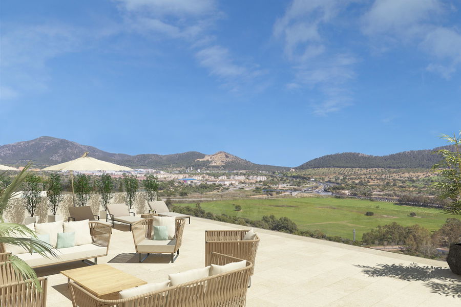 Vorzügliches Penthouse mit Dachterrasse und Pool in Santa Ponsa