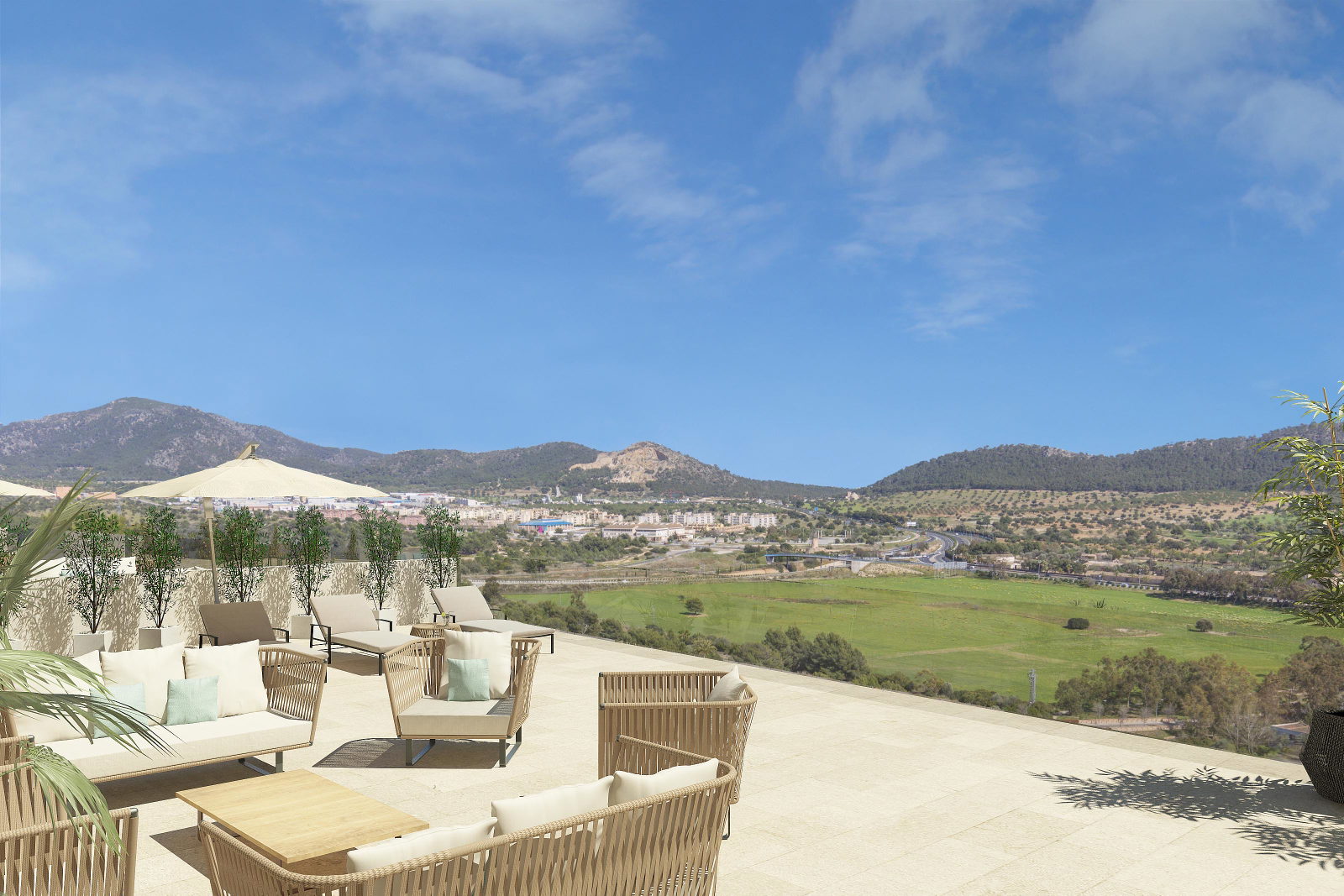 Vorzügliches Penthouse mit Dachterrasse und Pool in Santa Ponsa