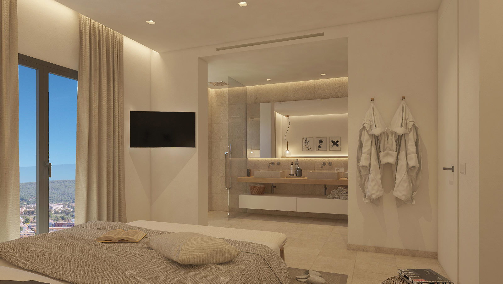 Vorzügliches Penthouse mit Dachterrasse und Pool in Santa Ponsa