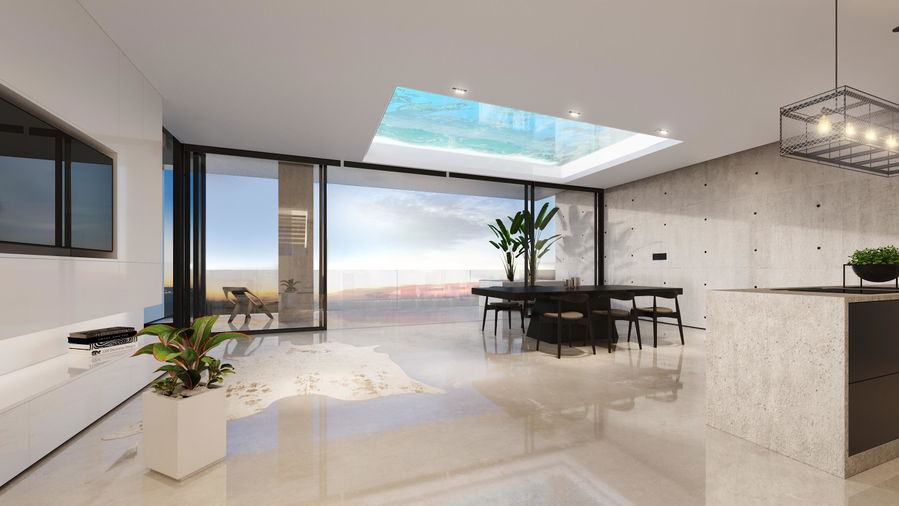 Penthouse der Superlative mit Meerblick in der Nähe von Portixol