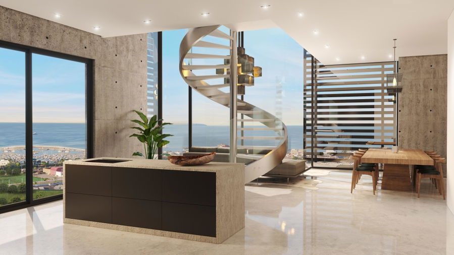 Penthouse der Superlative mit Meerblick in der Nähe von Portixol