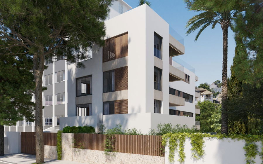 Spektakuläres Penthouse mit privater Dachterrasse mit Pool in Son Armadams