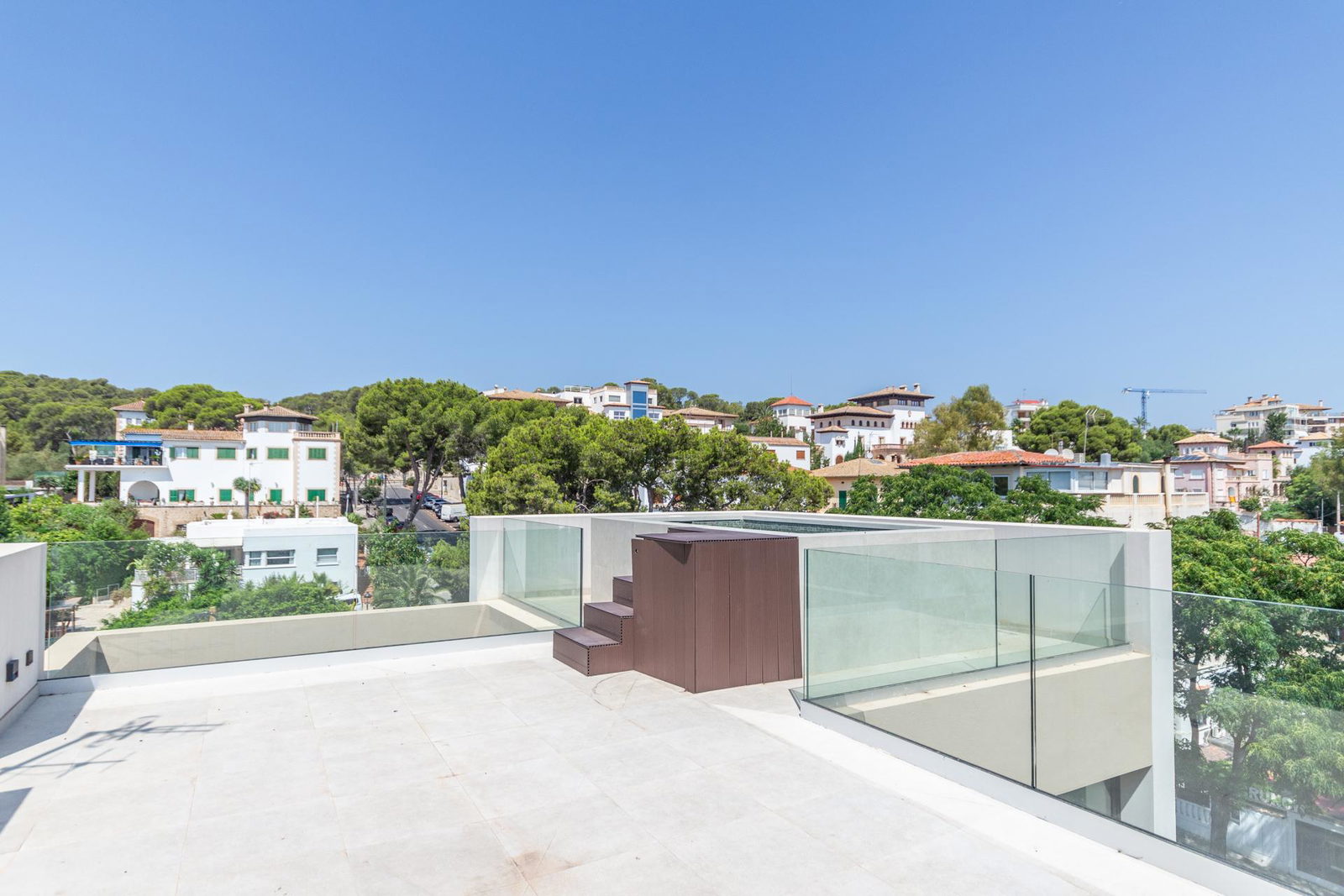 Spektakuläres Penthouse mit privater Dachterrasse und Pool in Son Armadams