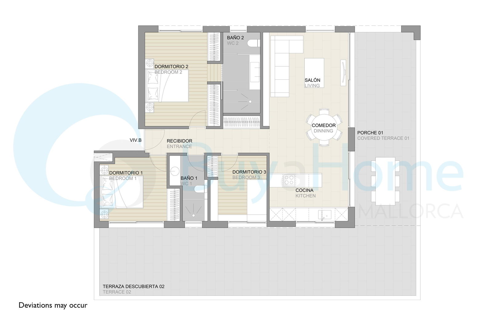 Charmig lägenhet på markplan med privat trädgård och pool i Son Armadams