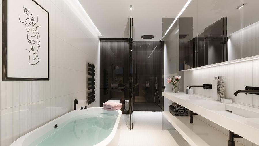 Wunderschönes Penthouse mit zwei Schlafzimmern und einer großen Dachterrasse in Nou Llevant