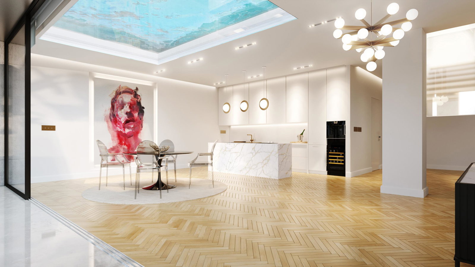 Wunderschönes Penthouse mit zwei Schlafzimmern und einer großen Dachterrasse in Nou Llevant