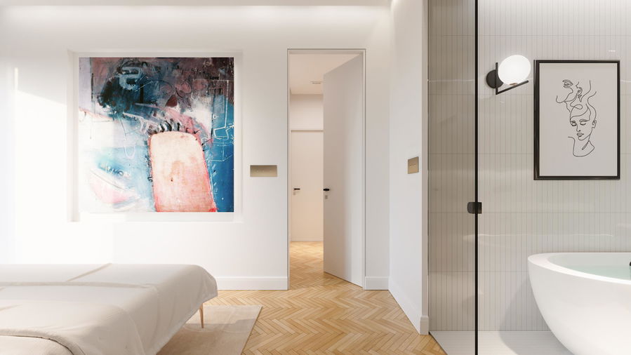 Wunderschönes Penthouse mit zwei Schlafzimmern und einer großen Dachterrasse in Nou Llevant