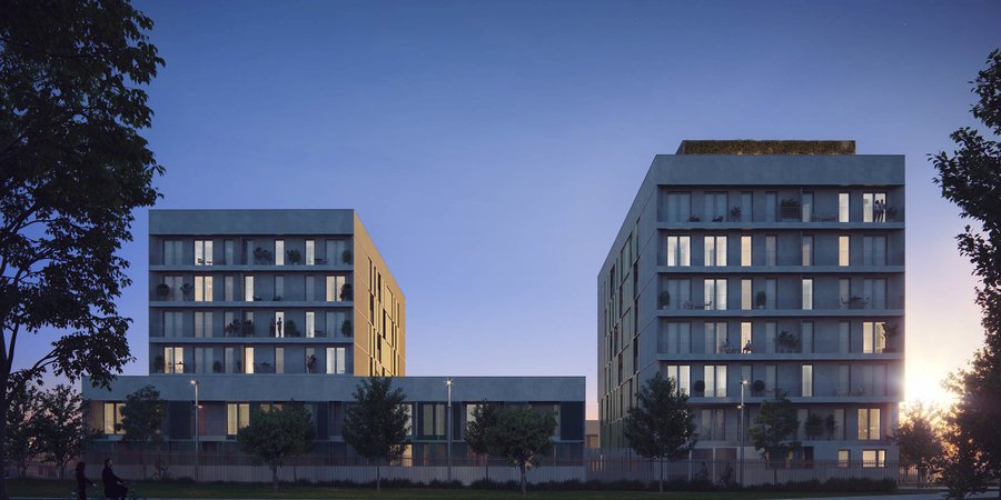 Amplio piso en planta baja con terraza y piscina comunitaria en Nou Llevant