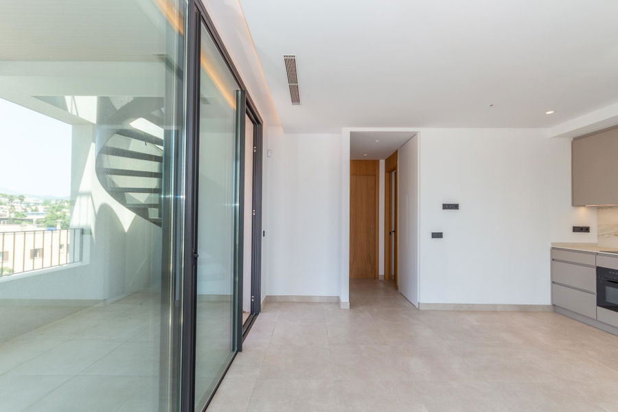 Excellent new penthouse with roof terrace and private pool in Son Armadams