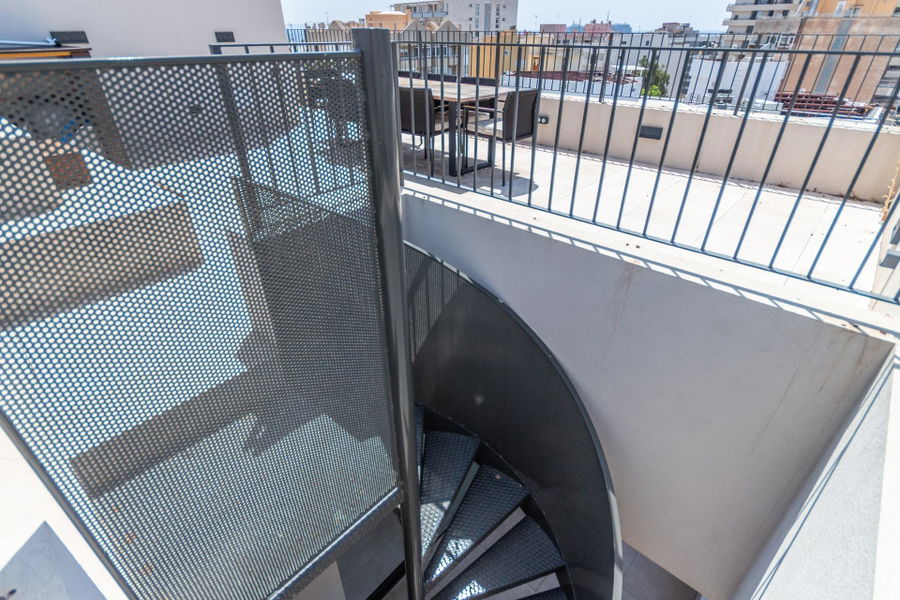 Excellent new penthouse with roof terrace and private pool in Son Armadams