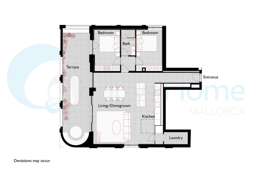 Schöne Erdgeschosswohnung in Son Armadams