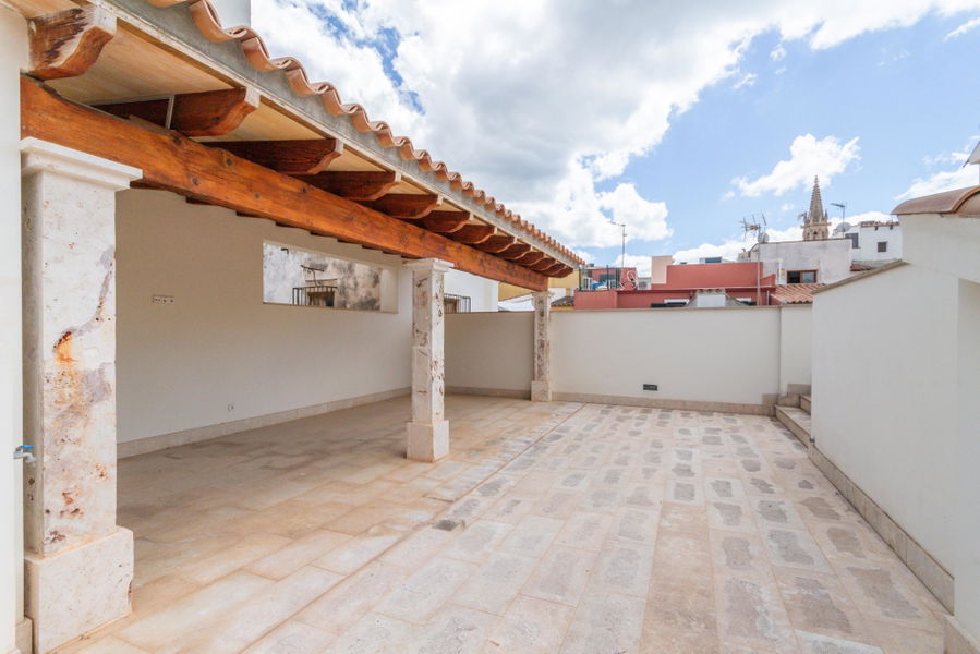 Extravagante ático en un palacio señorial en el centro de Palma