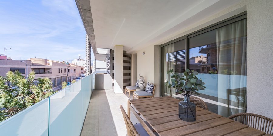 Bonito apartamento de obra nueva con terrazas en Son Oliva