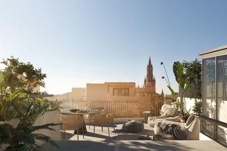 Fantastisk duplex med privat takterrass i Gamla Stan