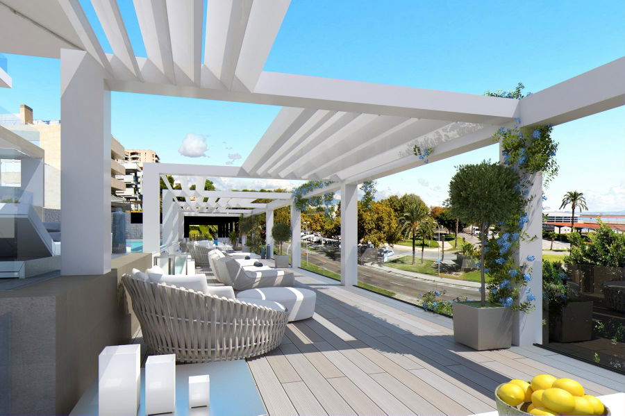 Impressive newly built apartment on Paseo Maritimo
