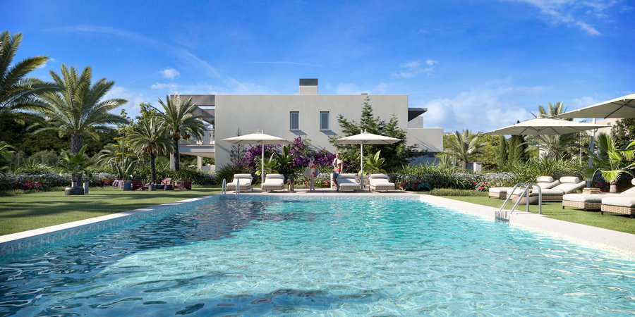 Neue Gartenwohnung in Cala Bona