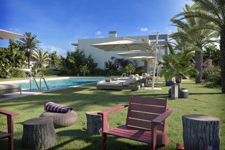 Apartamento de nueva construcción con terraza en Cala Bona