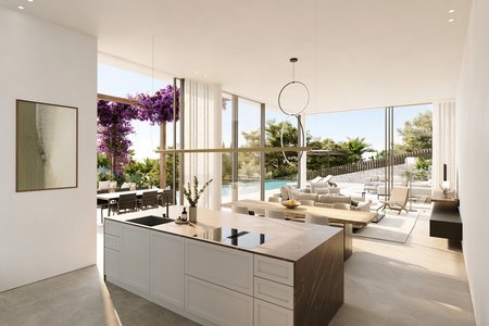 Contemporary villa with infinity pool in Genova