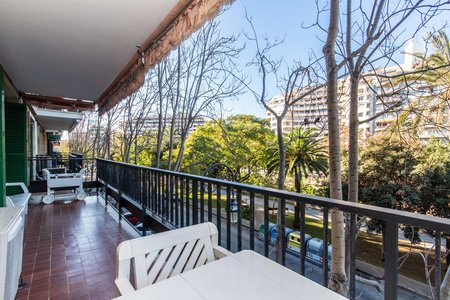 Large city apartment with terraces on Paseo Mallorca in Palma