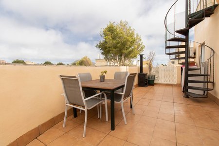 Penthouse with terrace and roof top terrace in Son Ferrer