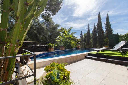 Hermoso chalet con piscina,jardin y terrazas en Palmanova