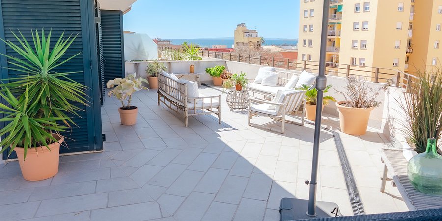 Atico duplex con terraza en Portixol