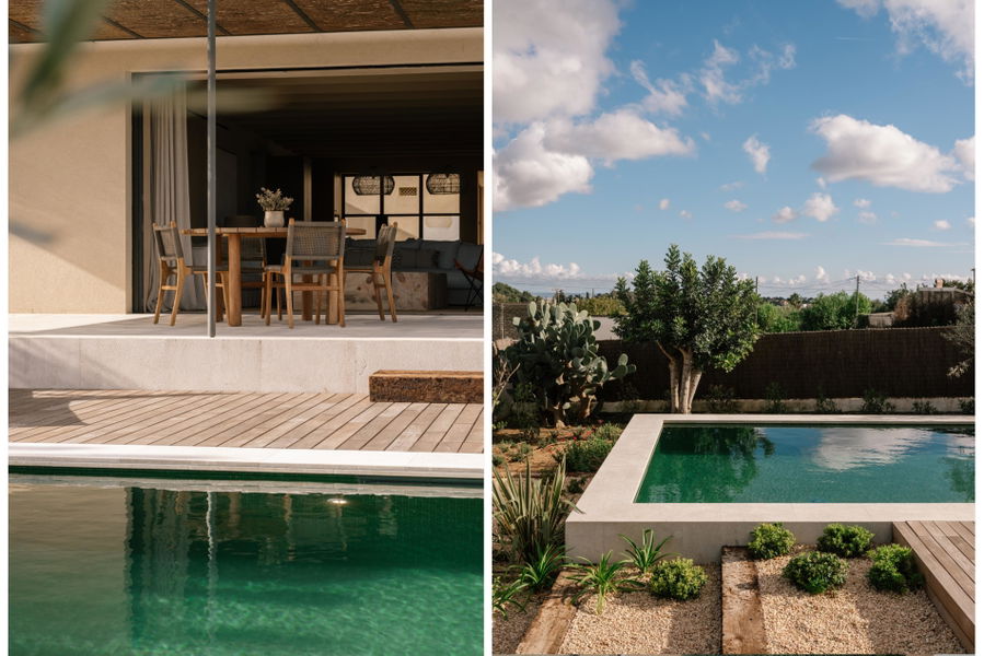 Extraordinary new development villa with garden and pool in Establiments