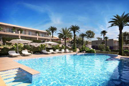Beautiful new-built apartment with terrace and garden in Cala Anguila