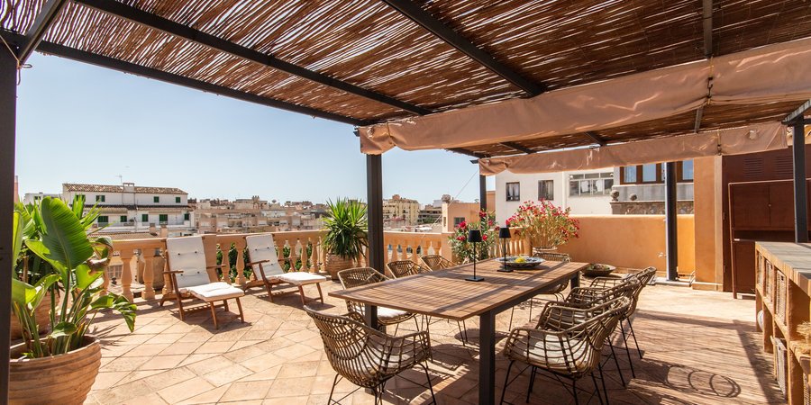 Aussergewöhnlich schönes Appartement mit Terrassen in Son Espanyolet