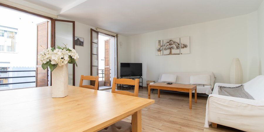 Spacious flat with balcony in El Terreno