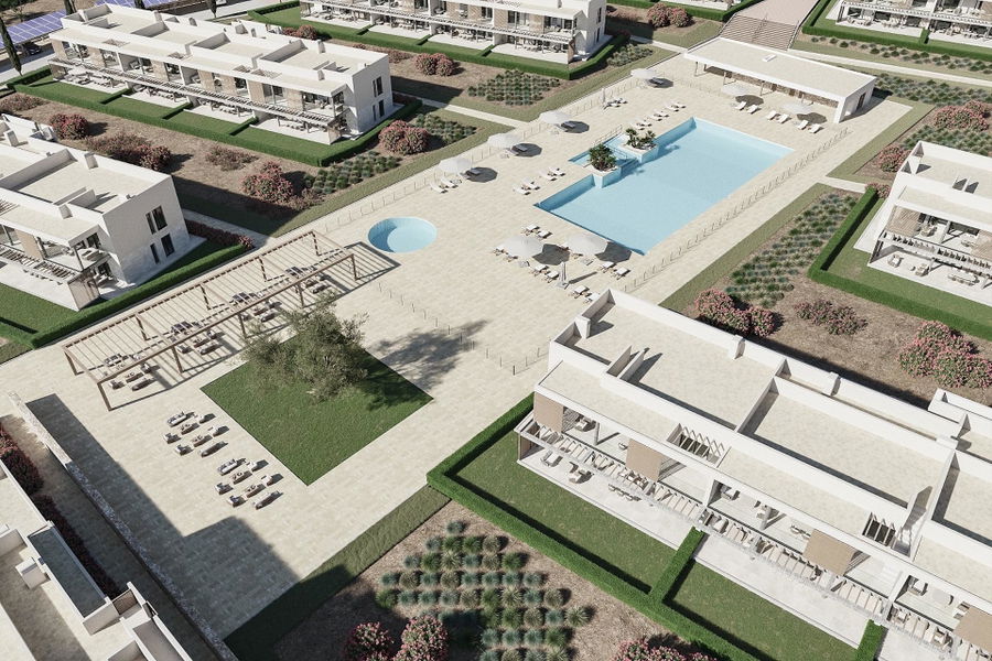 Erdgeschosswohnung mit Pool und Garten in Sa Ràpita Es Trenc