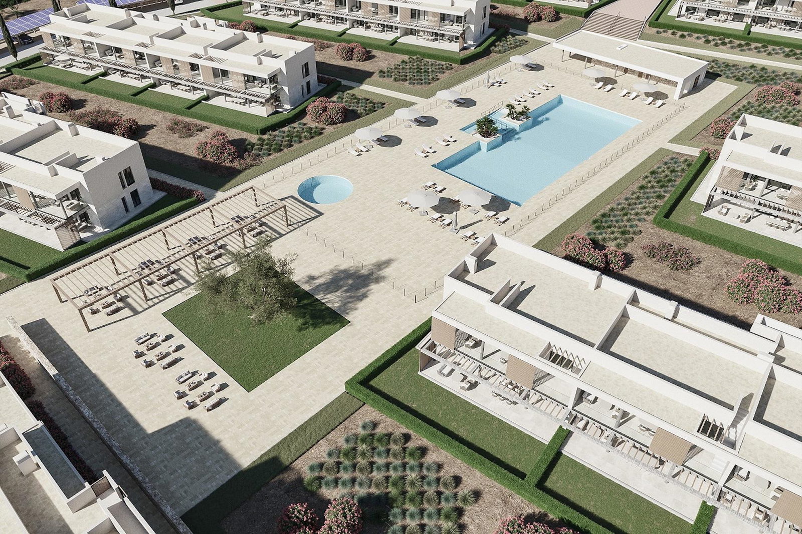 Erdgeschosswohnung mit Pool und Garten in Sa Ràpita Es Trenc
