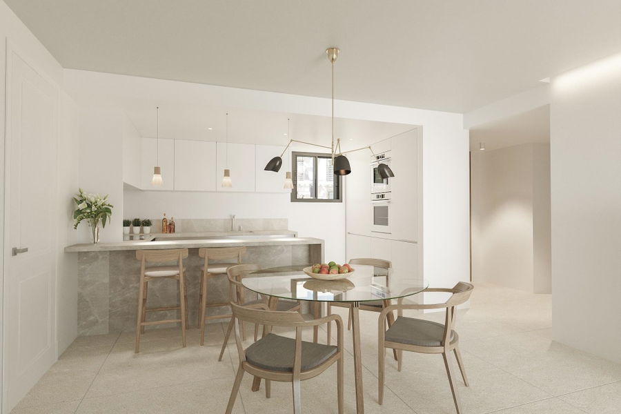 Erdgeschosswohnung mit Pool und Garten in Sa Ràpita Es Trenc