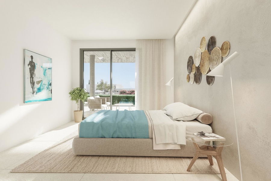 Erdgeschosswohnung mit Pool und Garten in Sa Ràpita Es Trenc