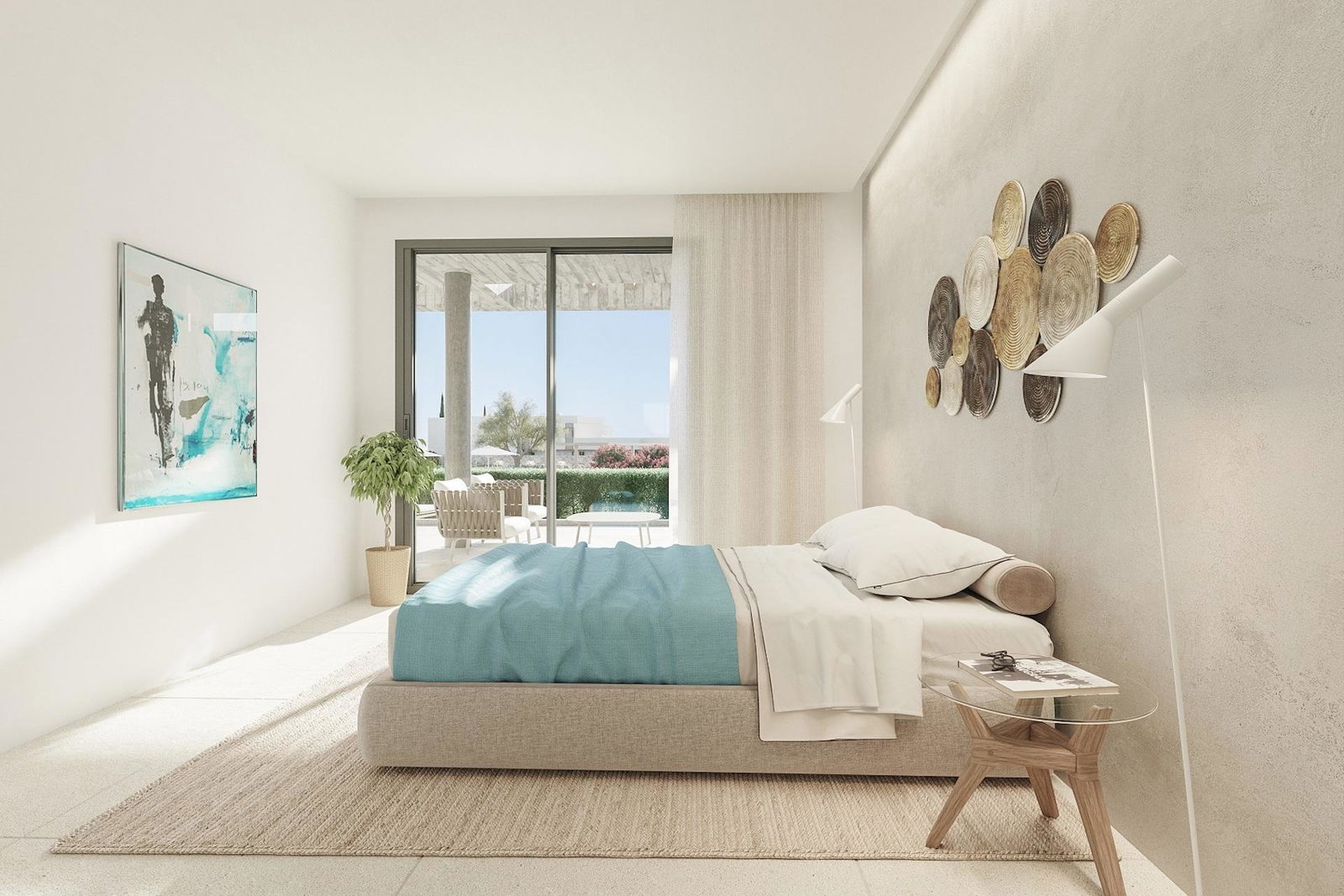 Erdgeschosswohnung mit Pool und Garten in Sa Ràpita Es Trenc
