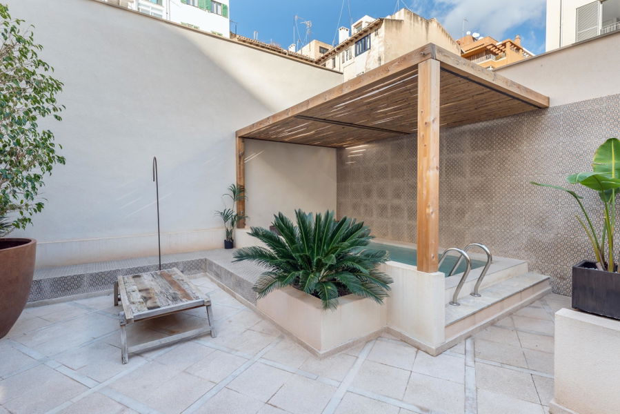 Alta calidad de adosado con piscina en Santa Catalina