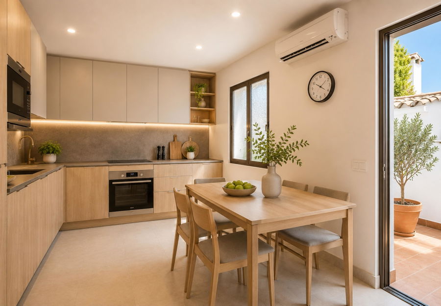 Apartamento en planta baja con patio en el centro de Santa Catalina
