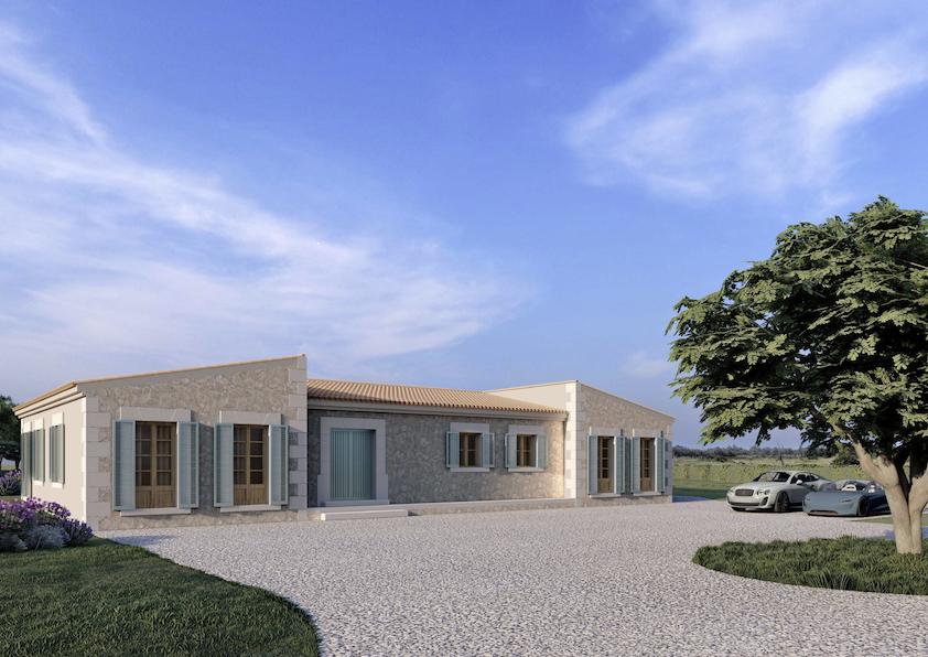 Neubau einer luxuriösen und einzigartig gestalteten Finca in Campos