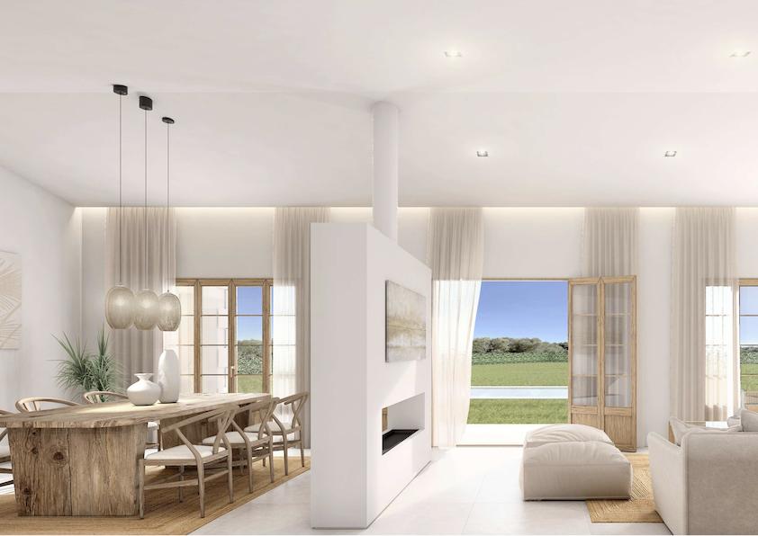 Neubau einer luxuriösen und einzigartig gestalteten Finca in Campos