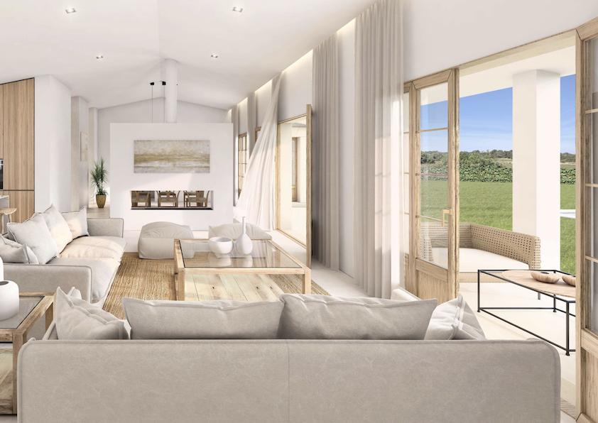 Neubau einer luxuriösen und einzigartig gestalteten Finca in Campos