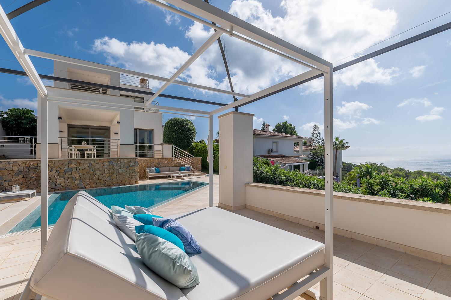 Spectacular villa with pool and sea views in Costa d'en Blanes