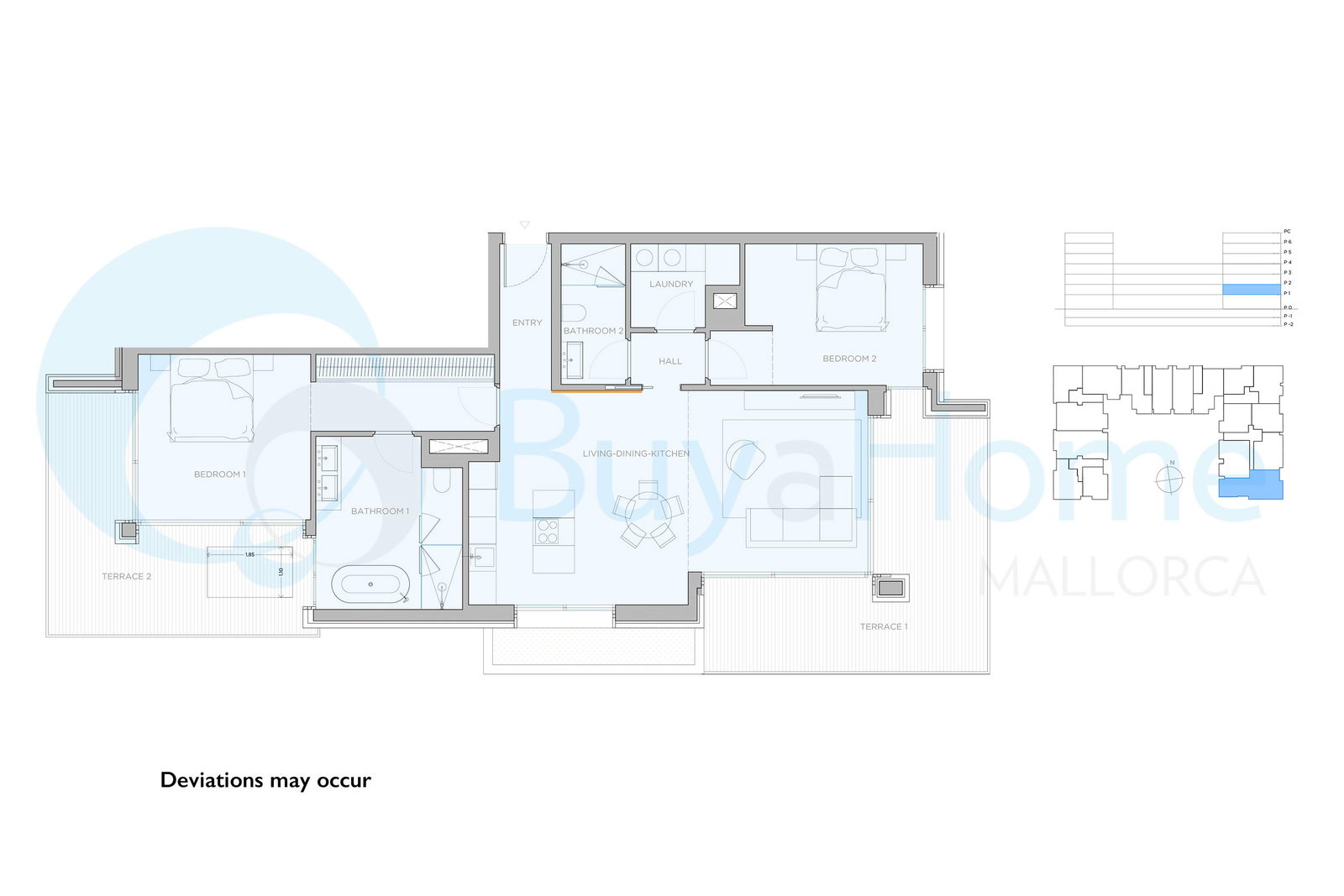 Stilvolle und aussergewöhnliche Neuwohnung mit Terrassen in Nou Llevant