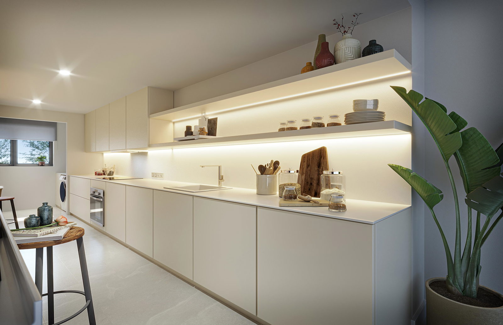 Nybyggt elegant radhus med utsikt över bergen i Esporles