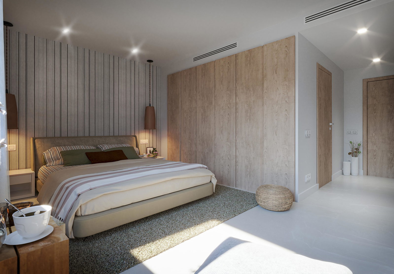 Nybyggt elegant radhus med utsikt över bergen i Esporles