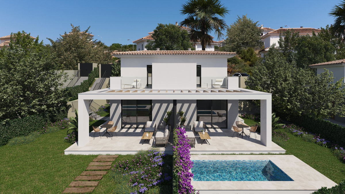 Nueva casa adosada moderna en la encantadora zona de Cala Romántica