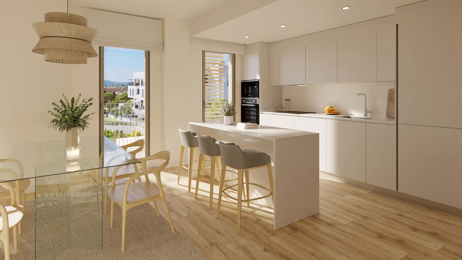 Neubau-Erdgeschosswohnung in Strandnähe in Palmanova
